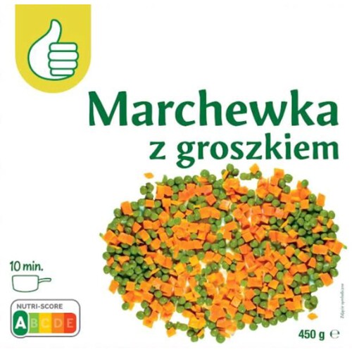 Marchew z groszkiem Auchan 450 g