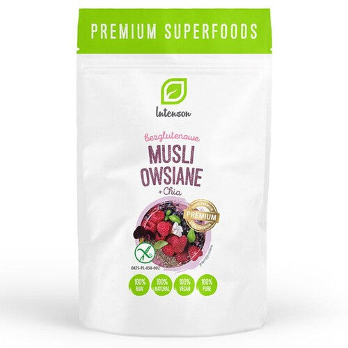 Musli owsiane z chia bezglutenowe Intenson 200 g
