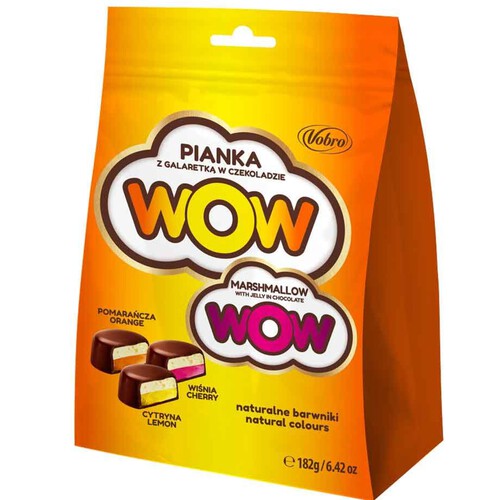 Pianka z galaretką w czekoladzie WOW Vobro 182 g