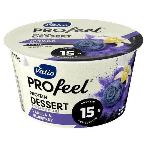 Serek proteinowy o smaku jagody i wanilii PROfeel 175 g