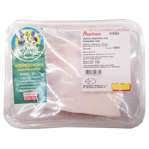 Słonina wieprzowa Pewni Dobrego na wagę ok. 400 g