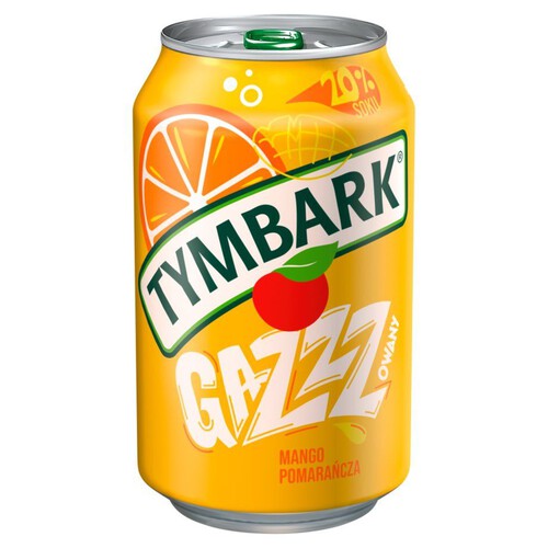 Napój jabłko pomarańcza mango gazowany Tymbark 330 ml