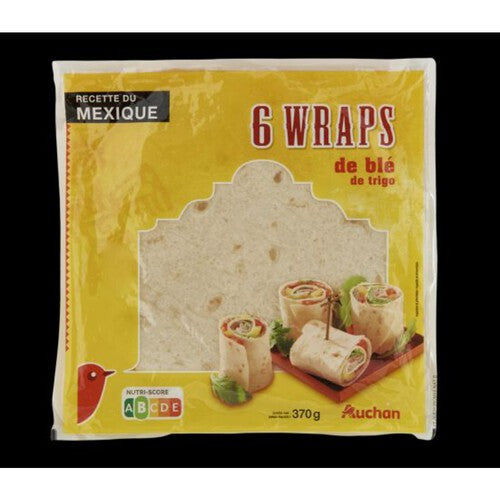 Wraps 6 sztuk Auchan 370 g