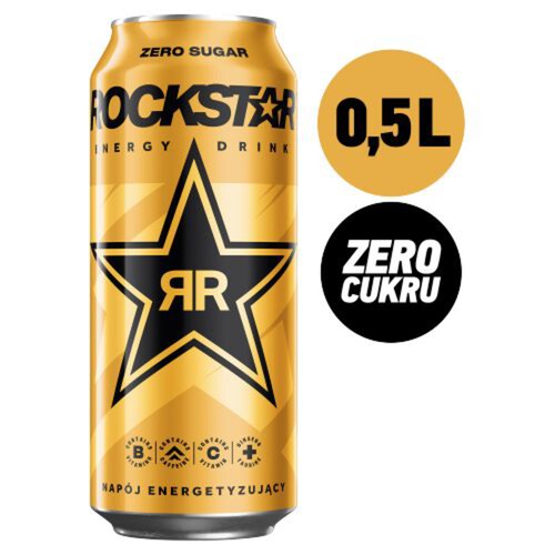 Napój energetyczny bez cukru Rockstar 500 ml
