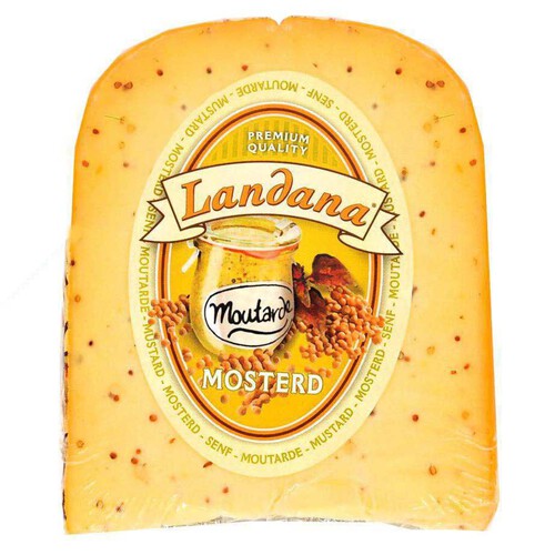 Ser holenderski dojrzewający z ziarnami gorczycy Landana 200 g