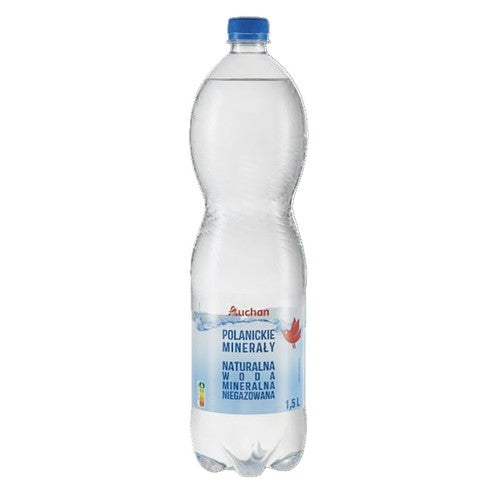 Woda mineralna niegazowana Auchan 1,5 l