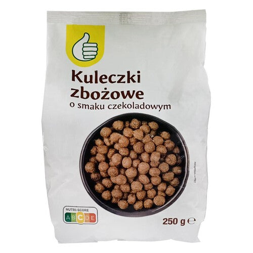 Kuleczki zbożowe czekoladowe Auchan 250 g