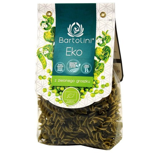 BIO  Makaron z zielonego groszku  Bartolini 250 g