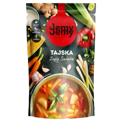 Zupa tajska kurczak w zielonym curry z kokosem JemyJemy 400 g