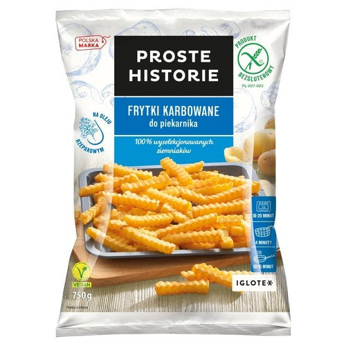 Frytki karbowane do piekarnika   Proste Historie 750 g