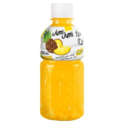 Napój ananasowy z kawałkami galaretki kokosowej JumiJumi 320 ml