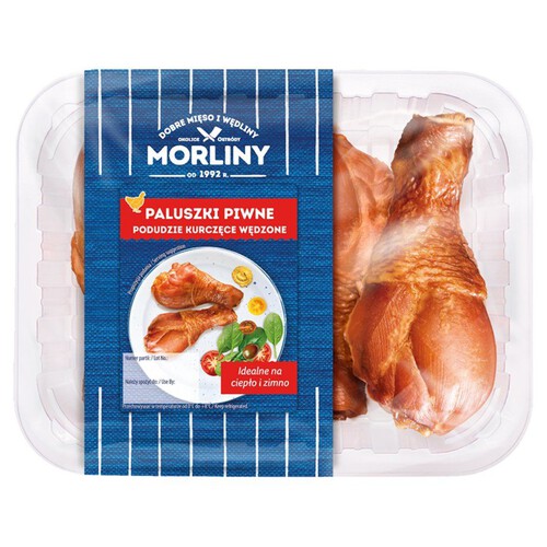 Paluszki piwne podudzie kurczęce wędzone Morliny 530 g