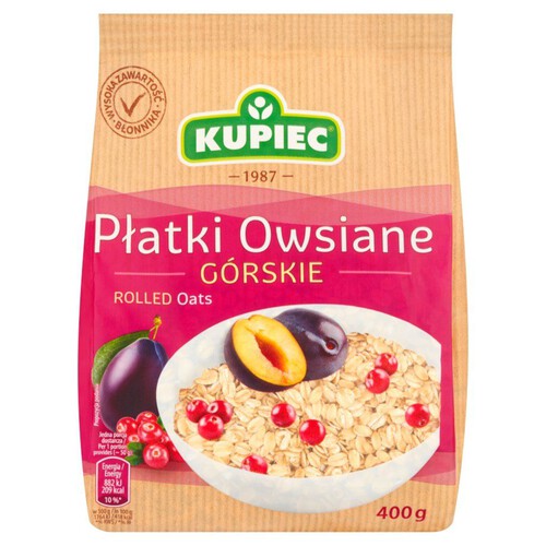 Płatki owsiane górskie Kupiec 400 g