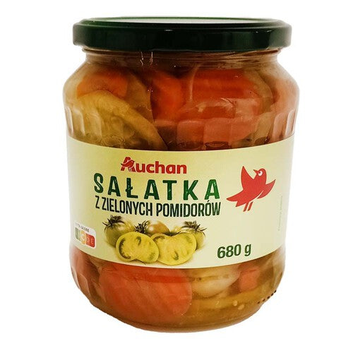 Sałatka z zielonych pomidorów Auchan 680 g