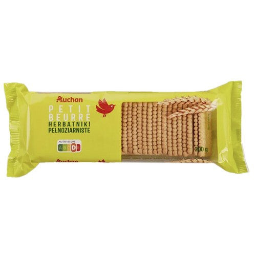 Herbatniki pełnoziarniste  Auchan 200 g