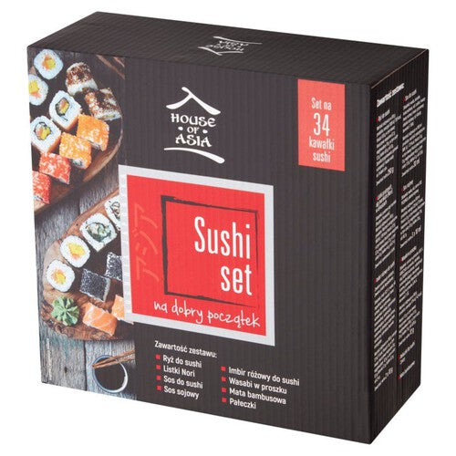 Zestaw sushi na dobry początek na 34 kaałki House of Asia 1 sztuka