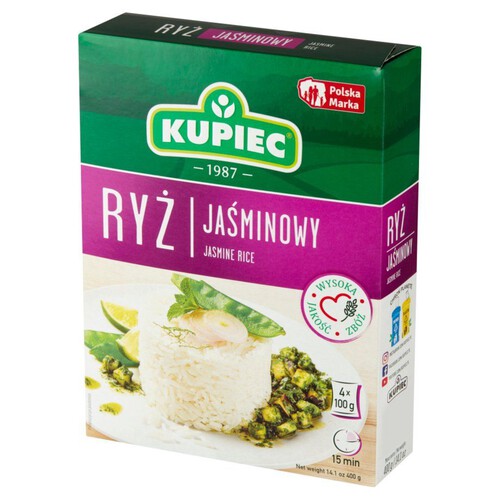 Ryż jaśminowy Kupiec 400 g