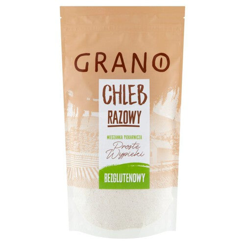 Chleb razowy bez glutenu mieszanka piekarnicza Grano 500 g