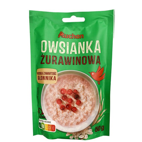 Owsianka żurawinowa    Auchan 50 g