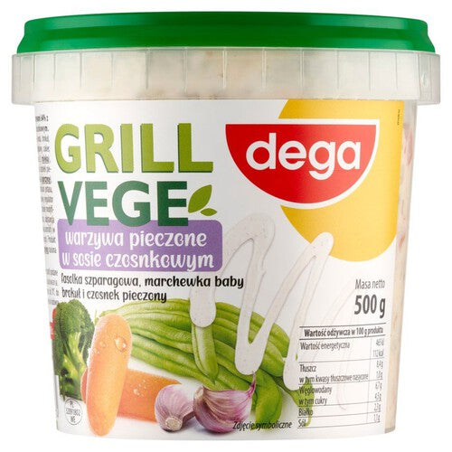 Warzywa pieczone w sosie czosnkowym Dega 500 g