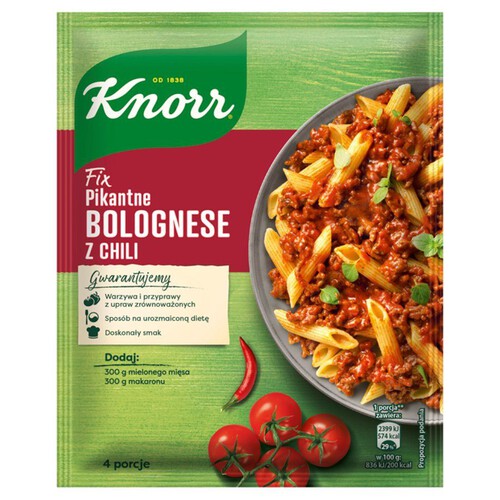 Fix Pikantne bolognese z chilli Knorr 46 g