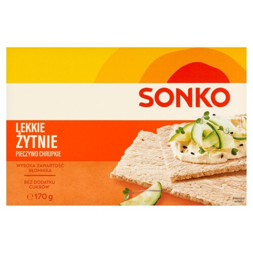 Pieczywo chrupkie. ekstrudowane Sonko 170 g