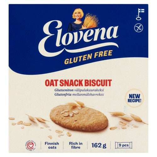 Ciasteczka owsiane bezglutenowe  Elovena 162 g