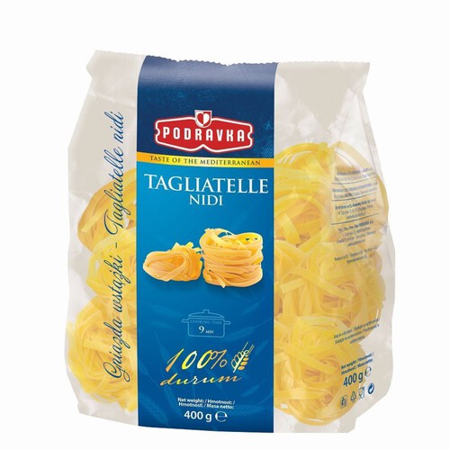 Makaron gniazda wstążki Podravka 400 g