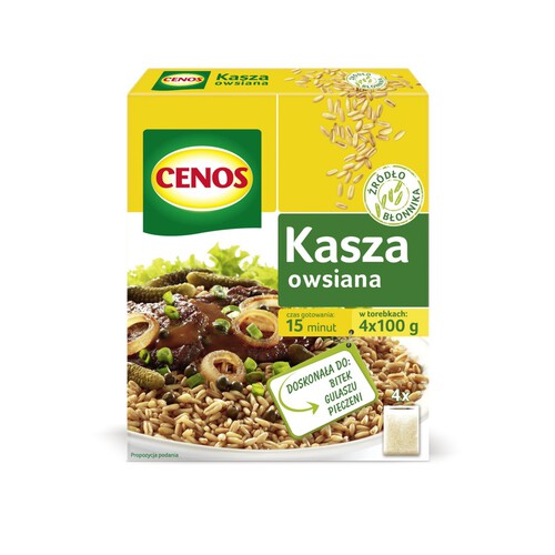 Kasza owsiana Cenos 4 x 100 g