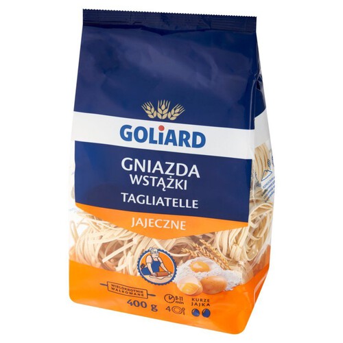 Makaron gniazda wstążki Makaron 2-jajeczny Goliard 400 g