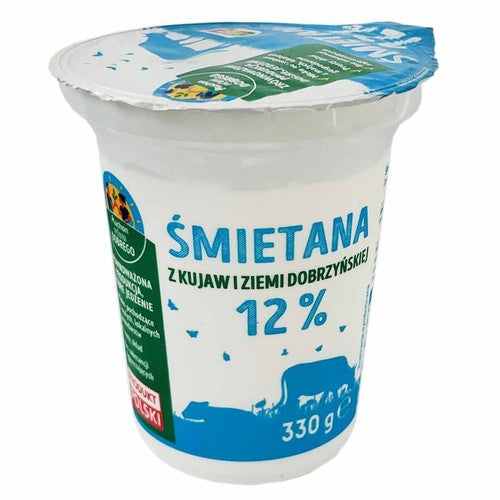 Śmietana 12% Pewni Dobrego 330 g