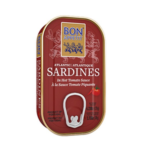 Sardynki w pikantnym sosie pomidorowym Bon Appetit 78 g