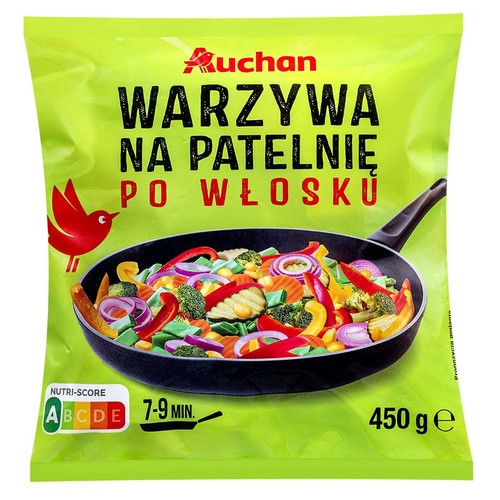 Warzywa na patelnię po włosku Auchan 450 g