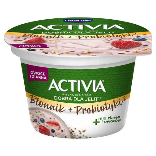 Jogurt mix ziaren i owoców Activia 170 g