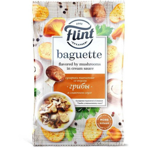 Sucharki o smaku grzybów w sosie śmietanowym Flint 60 g