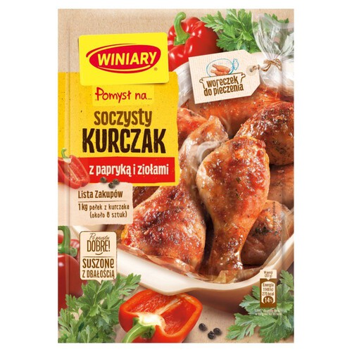 Pomysł na...Soczysty kurczak z papryką i ziołami Winiary 28 g
