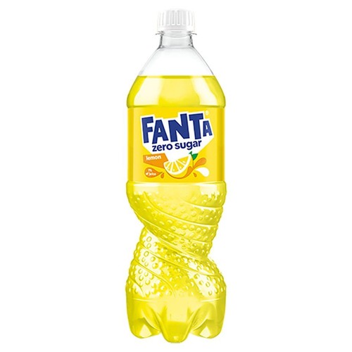 Napój gazowany Zero Sugar o smaku cytrynowym  Fanta 850 ml