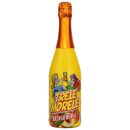 Napój gazowany o smaku brzoskwiniowym Trele Morele 750 ml