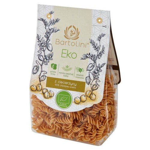 BIO Makaron świderki z ciecierzycy Bartolini 250 g