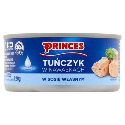 Tuńczyk w kawałkach w sosie własnym Princes 120 g