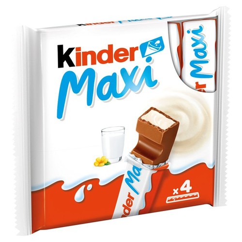 Maxi Batonik z mlecznej czekolady z nadzieniem mlecznym Kinder 84 g