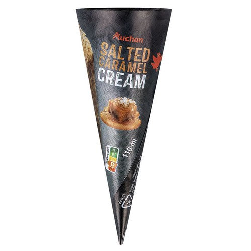 Rożek o smaku słonego karmelu Auchan 110 ml