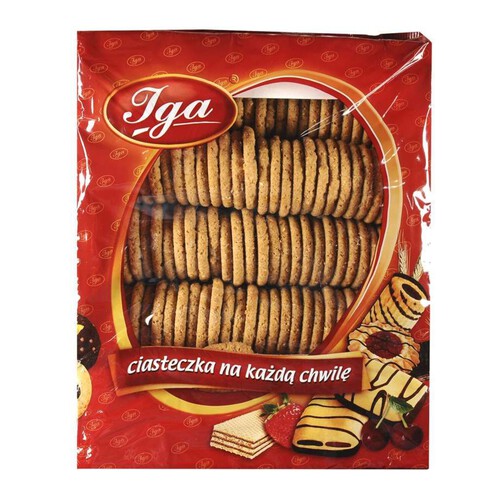 Herbatniki Sezamowe suchy Ciastka owsiane z sezamem Iga 1,2 kg