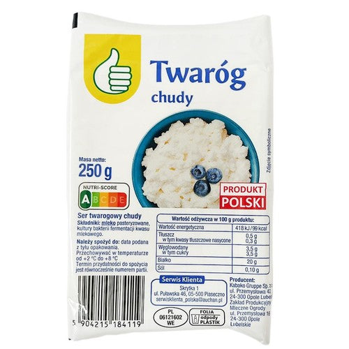 Twaróg chudy Auchan 250 g