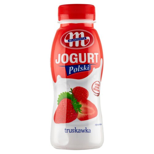 Polski Jogurt truskawkowy Mlekovita 250 g