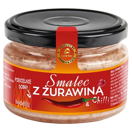 Smalec z żurawiną i chilli Agro-Top 200 g