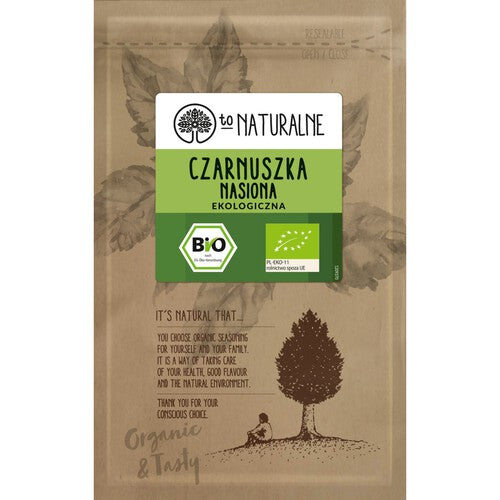 Ekologiczne nasiona czarnuszki To Naturalne 20 g