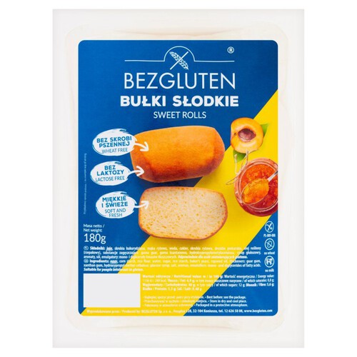 Bułki słodkie Bezgluten 180 g