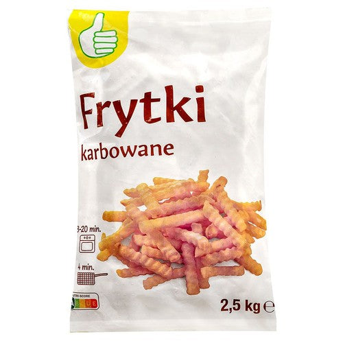 Frytki karbowane Auchan 2,5 kg