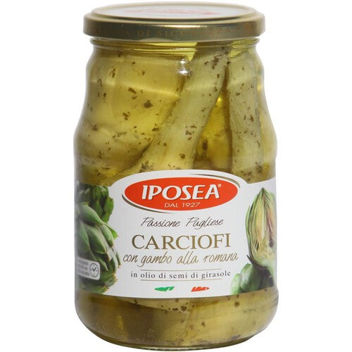 Karczochy po rzymsku w oleju słonecznikowym Iposea 310 g